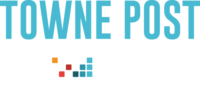 Towne Post Digital Logo white-2